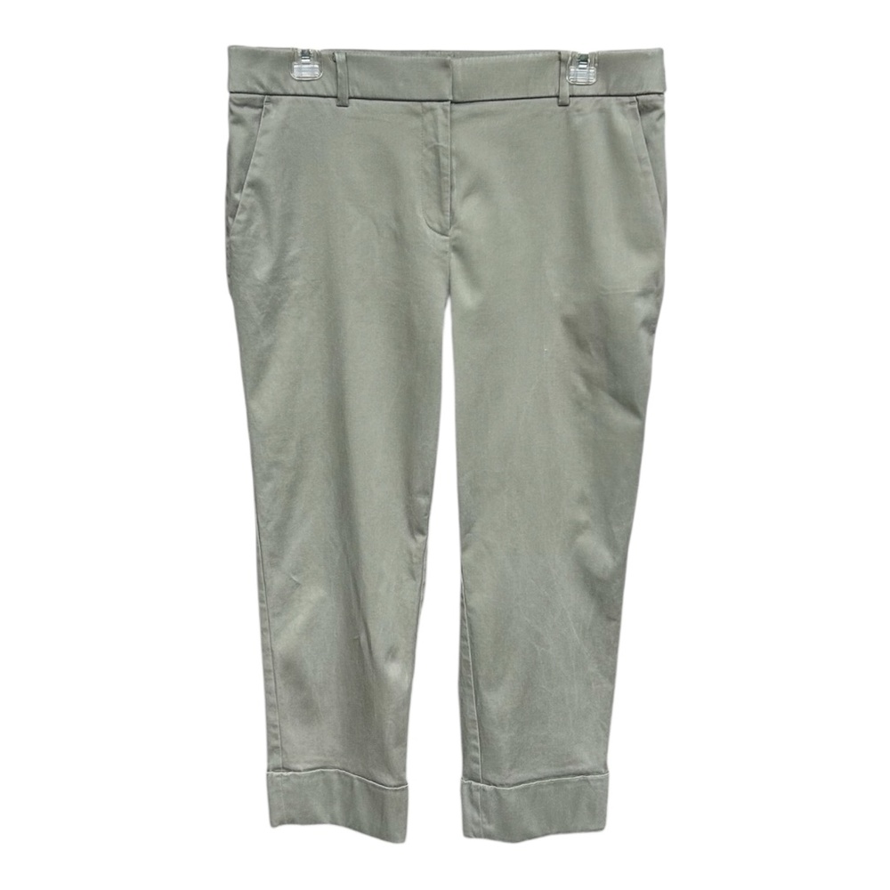 Chicos Sage Green Ankle Straight Pants-Size 8 (Size 1)
